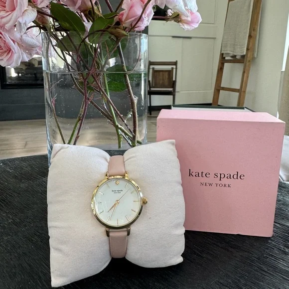 kate spade | Accessories | Kate Spade Gold And Pink Watch  display picture 1